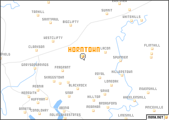 map of Horntown