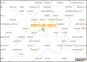 map of Horný Jalšovík