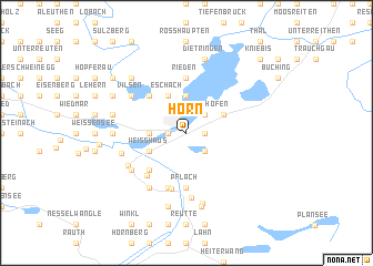 map of Horn