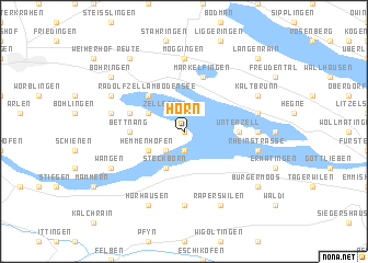 map of Horn