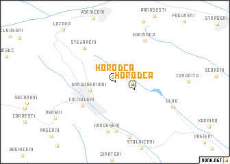 map of Horodca