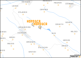 map of Horodca