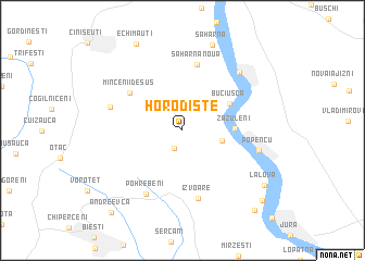 map of Horodişte