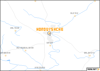 map of Horodyshche