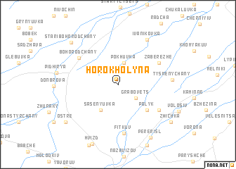 map of Horokholyna