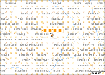 map of Horombawa