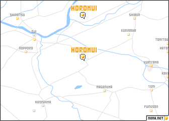 map of Horomui