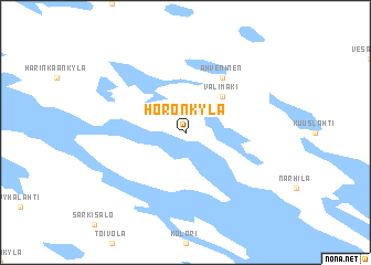 map of Horonkylä