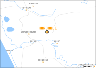 map of Horonobe