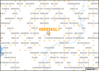 map of Horosedly