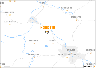 map of Horotiu