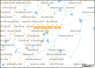 map of Horowupotana