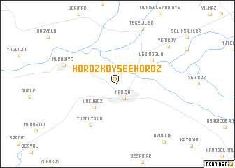 map of Horozköy see Horoz