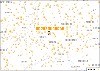 map of Horozovo Brdo