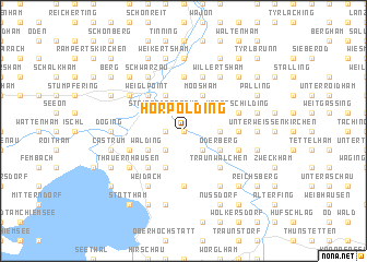 map of Hörpolding