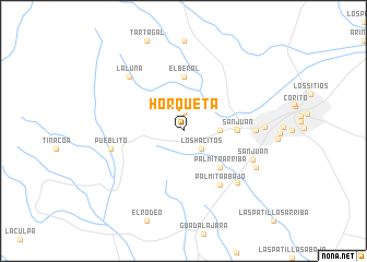 map of Horqueta