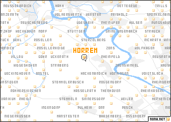 map of Horrem