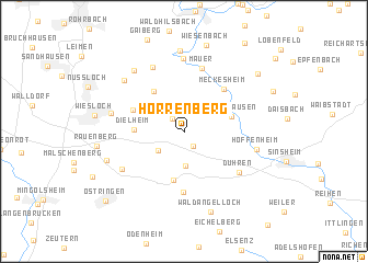 map of Horrenberg