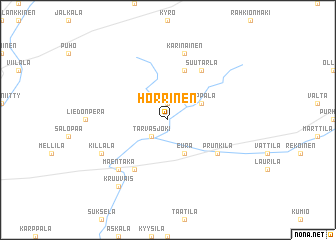 map of Horrinen