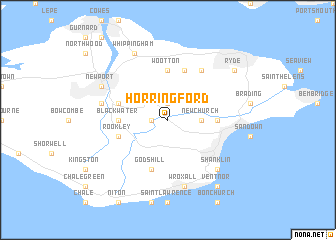 map of Horringford