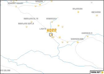 map of Ḩorr
