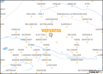 map of Horsaröd