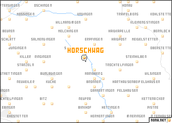 map of Hörschwag