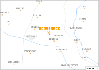 map of Horse Neck