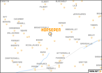 map of Horsepen