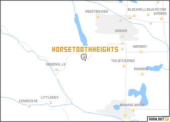 map of Horsetooth Heights