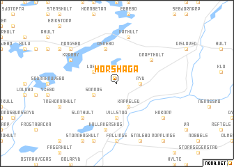 map of Horshaga