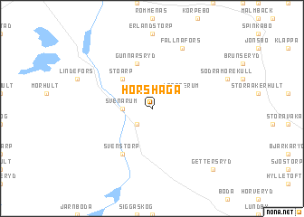 map of Horshaga