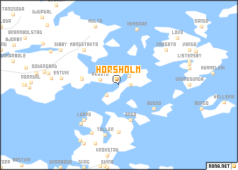 map of Horsholm