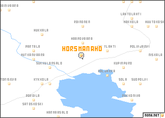 map of Horsmanaho