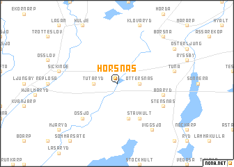 map of Horsnäs