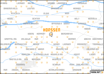 map of Horssen