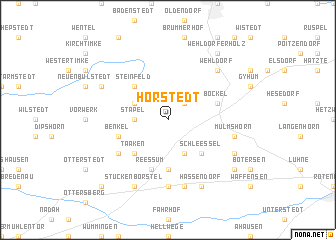 map of Horstedt