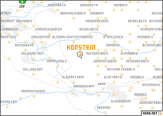 map of Hörstein