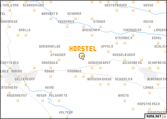 map of Hörstel