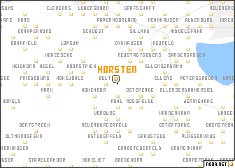 map of Horsten
