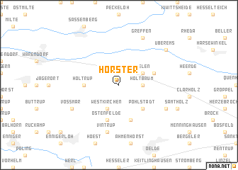 map of Hörster