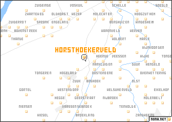 map of Horsthoekerveld