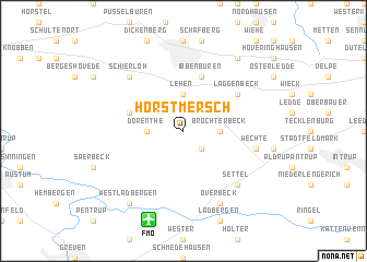 map of Horstmersch