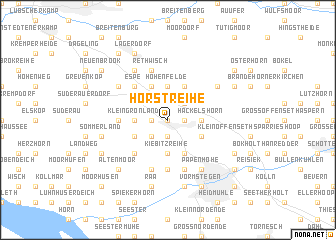 map of Horstreihe