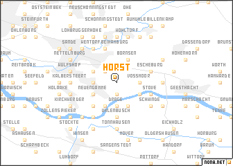 map of Horst