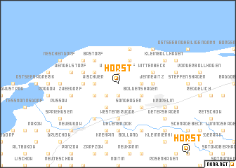 map of Horst