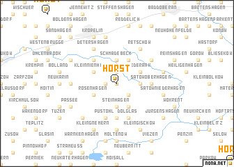 map of Horst