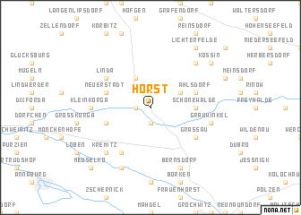 map of Horst