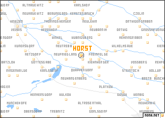 map of Horst