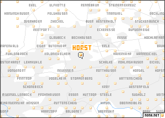 map of Horst